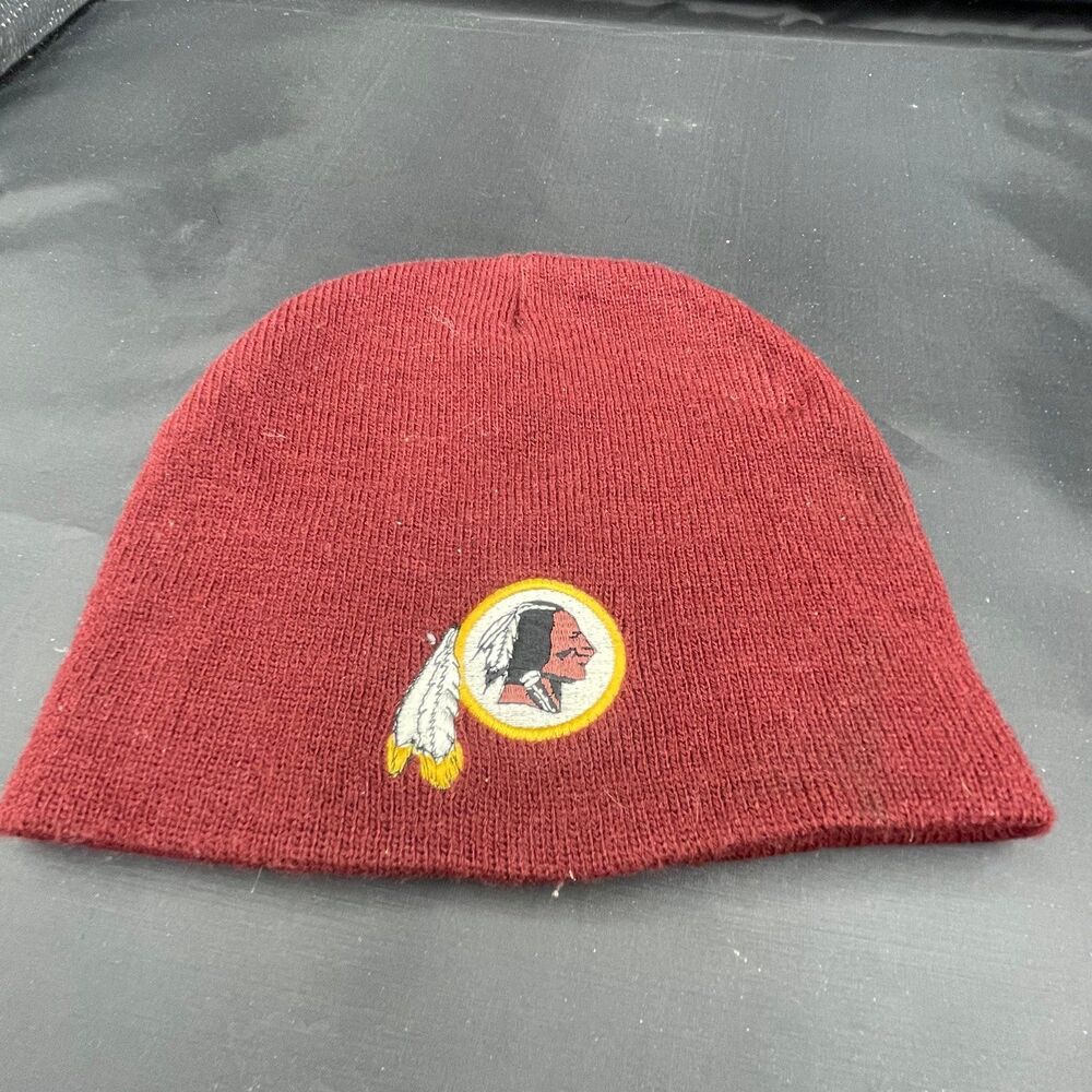 Vintage Washington Redskins Commanders NFL Winter Beanie Hat Yupoong